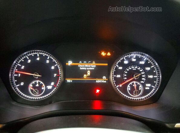 5NMS24AJ8PH570145 2023 HYUNDAI SANTA White Vista del cuadro de instrumentos