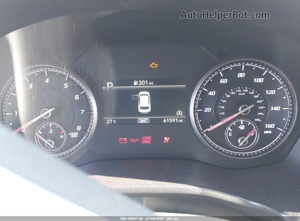 5NMS24AJ8PH606965 2023 HYUNDAI SANTA FE White Vista de los asientos traseros