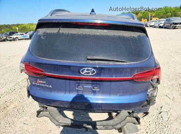 5NMS24AJ9MH329738 2021 HYUNDAI SANTA Blue Հետևի տեսք