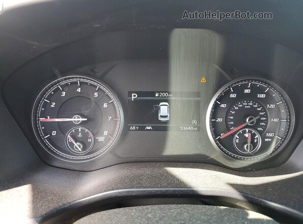 5NMS24AJ9MH331070 2021 HYUNDAI SANTA Белый Вид щитка приборов