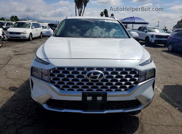 5NMS24AJ9MH331070 2021 HYUNDAI SANTA Белый Вид спереди