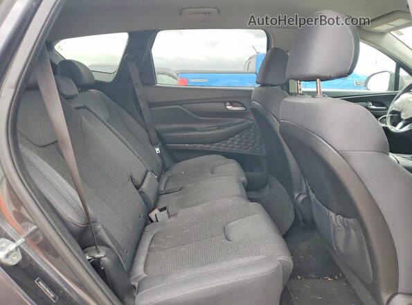 5NMS24AJ9NH376057 2022 HYUNDAI SANTA Charcoal Vista interior trasera