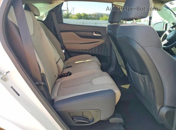 5NMS24AJXNH457987 2022 HYUNDAI SANTA White Rear interior view