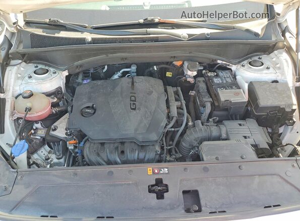 5NMS24AJXNH457987 2022 HYUNDAI SANTA White Engine compartment view