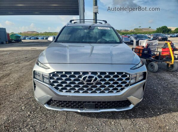 5NMS24AJXNH473901 2022 HYUNDAI SANTA Silver Вид спереду