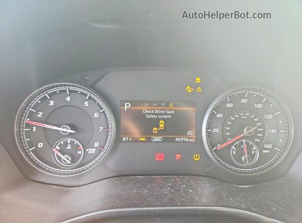5NMS24AJXNH473901 2022 HYUNDAI SANTA Silver Вид щитка приладів