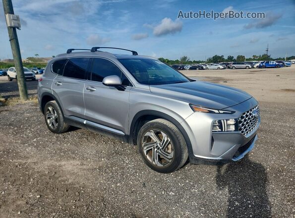 5NMS24AJXNH473901 2022 HYUNDAI SANTA Silver Передня права чверть