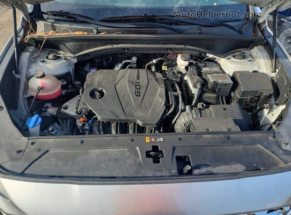 5NMS24AJXNH473901 2022 HYUNDAI SANTA Silver Вид підкапотного простору