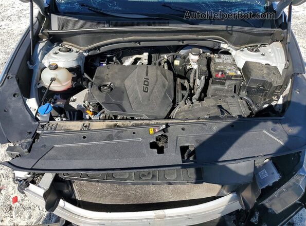 5NMS24AJXPH551077 2023 HYUNDAI SANTA Silver Widok komory silnika