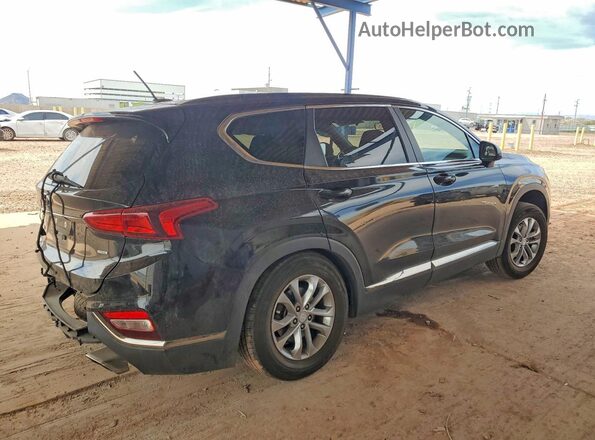 5NMS2CAD1KH033971 2019 HYUNDAI SANTA Black Tył prawy