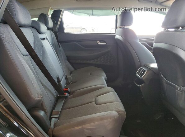 5NMS2CAD1KH033971 2019 HYUNDAI SANTA Black Widok tylnych siedzeń