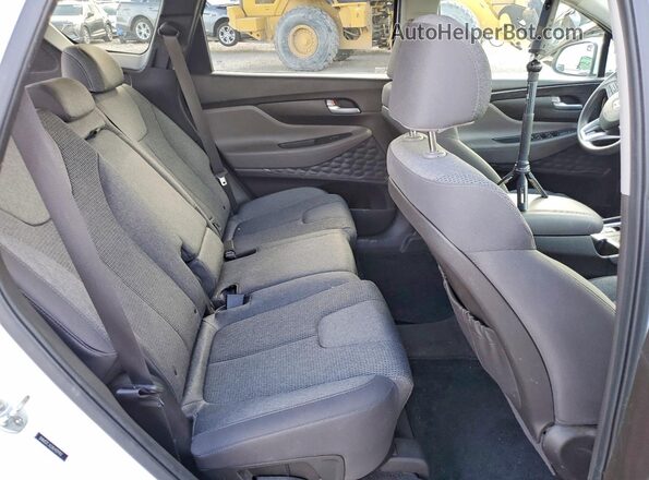 5NMS2CAD1KH129907 2019 HYUNDAI SANTA White Vista de los asientos traseros