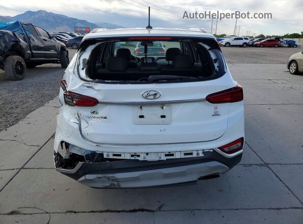 5NMS2CAD1KH129907 2019 HYUNDAI SANTA White Vista trasera