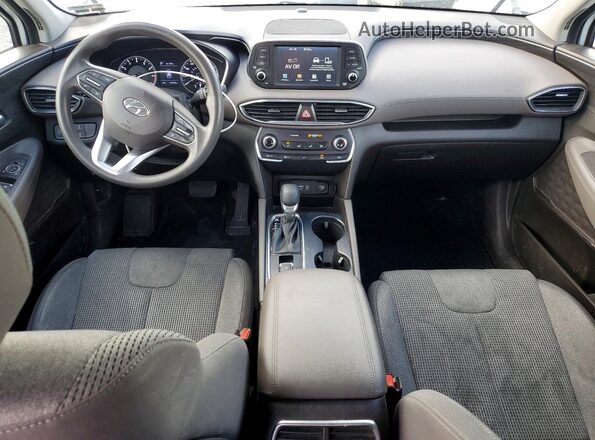 5NMS2CAD1KH129907 2019 HYUNDAI SANTA White Vista del salpicadero