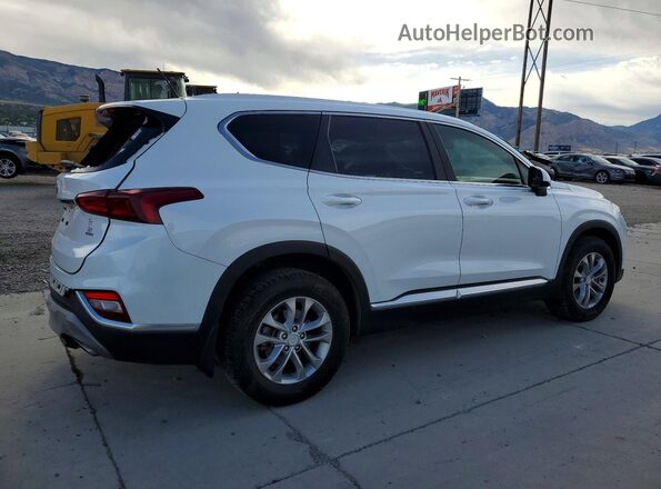 5NMS2CAD1KH129907 2019 HYUNDAI SANTA White Trasero derecho