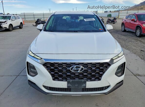 5NMS2CAD1KH129907 2019 HYUNDAI SANTA White Vista frontal
