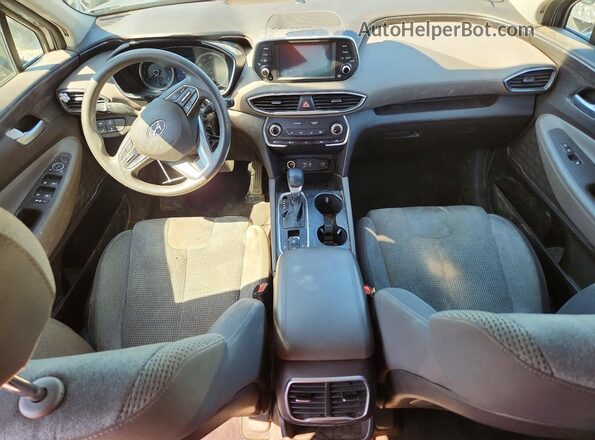 5NMS2CAD2KH002308 2019 HYUNDAI SANTA Gray Dashboard view
