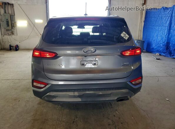 5NMS2CAD2KH002308 2019 HYUNDAI SANTA Gray Rear view