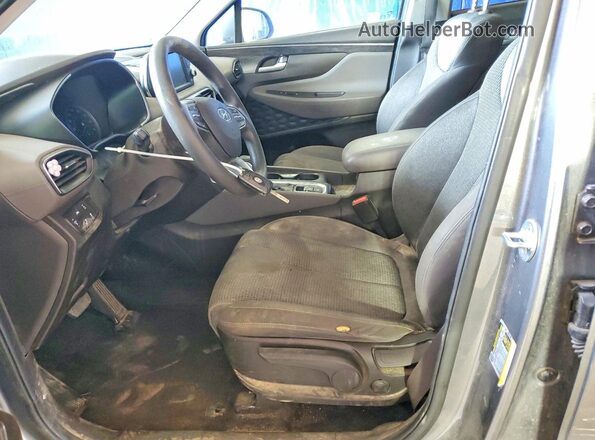5NMS2CAD2KH002308 2019 HYUNDAI SANTA Gray Front interior view