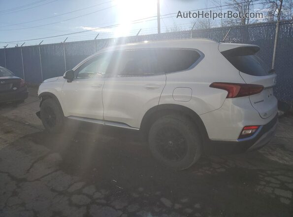 5NMS2CAD2KH025913 2019 HYUNDAI SANTA White Tył lewy