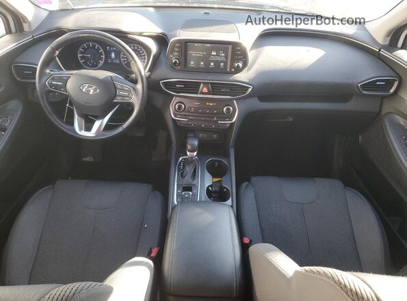 5NMS2CAD2KH025913 2019 HYUNDAI SANTA White Widok deski rozdzielczej