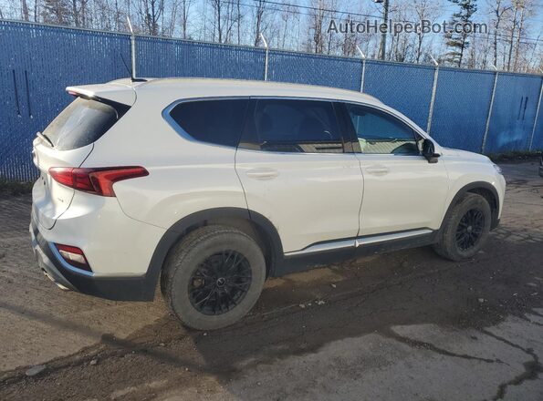 5NMS2CAD2KH025913 2019 HYUNDAI SANTA White Tył prawy