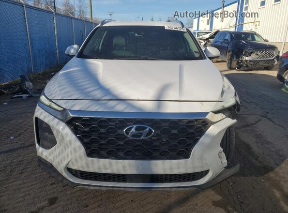 5NMS2CAD2KH025913 2019 HYUNDAI SANTA White Widok z przodu