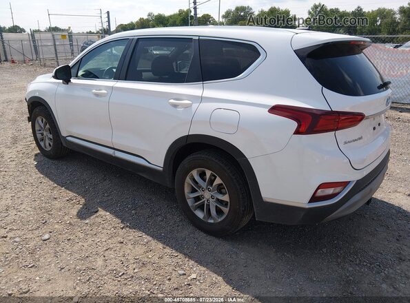 5NMS2CAD2KH031176 2019 HYUNDAI SANTA FE White Հետևի ձախ