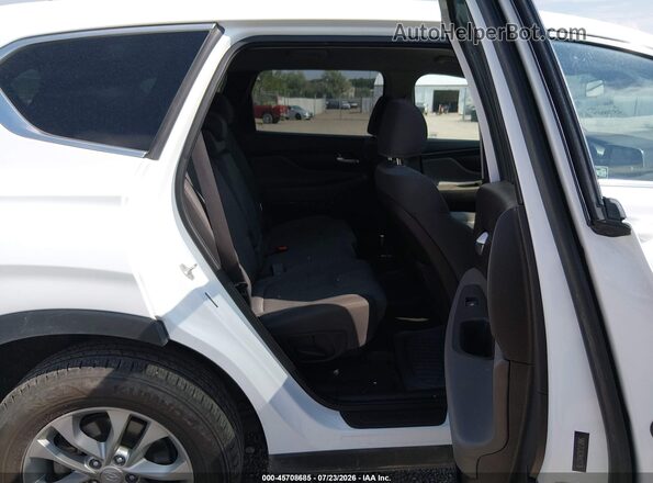 5NMS2CAD2KH031176 2019 HYUNDAI SANTA FE White VIN կոդի պիտակի տեսք