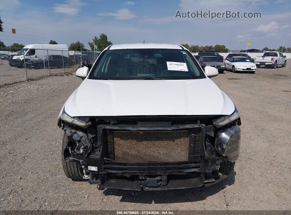 5NMS2CAD2KH031176 2019 HYUNDAI SANTA FE White Սալոնի հետևի տեսք