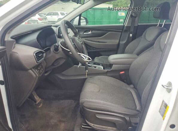 5NMS2CAD2KH117331 2019 HYUNDAI SANTA White Front interior view