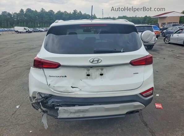5NMS2CAD2KH117331 2019 HYUNDAI SANTA White Rear view
