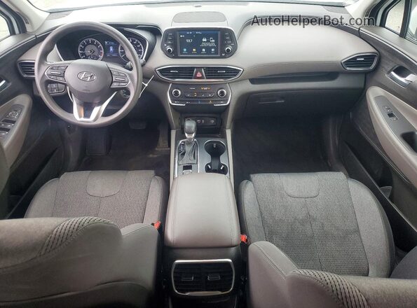 5NMS2CAD2KH117331 2019 HYUNDAI SANTA White Dashboard view