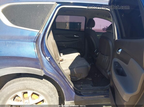 5NMS2CAD2KH119015 2019 HYUNDAI SANTA FE Dark Blue Widok naklejki z numerem VIN