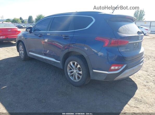 5NMS2CAD2KH119015 2019 HYUNDAI SANTA FE Dark Blue Tył lewy