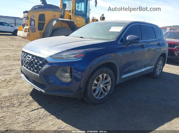 5NMS2CAD2KH119015 2019 HYUNDAI SANTA FE Dark Blue Przód lewy