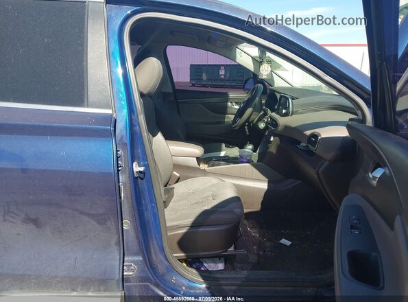 5NMS2CAD2KH119015 2019 HYUNDAI SANTA FE Dark Blue Widok wnętrza z przodu