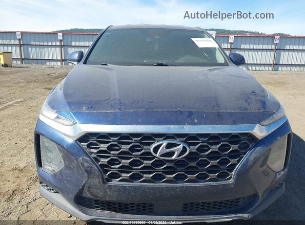 5NMS2CAD2KH119015 2019 HYUNDAI SANTA FE Dark Blue Widok z przodu