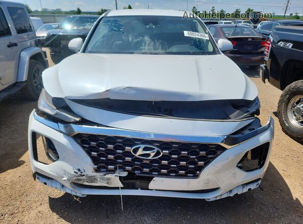 5NMS2CAD2LH155319 2020 HYUNDAI SANTA White Front view