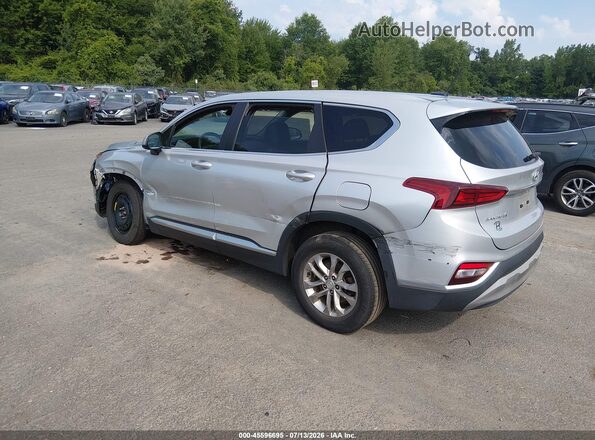 5NMS2CAD3KH006352 2019 HYUNDAI SANTA FE Серебряный Задняя левая четверть