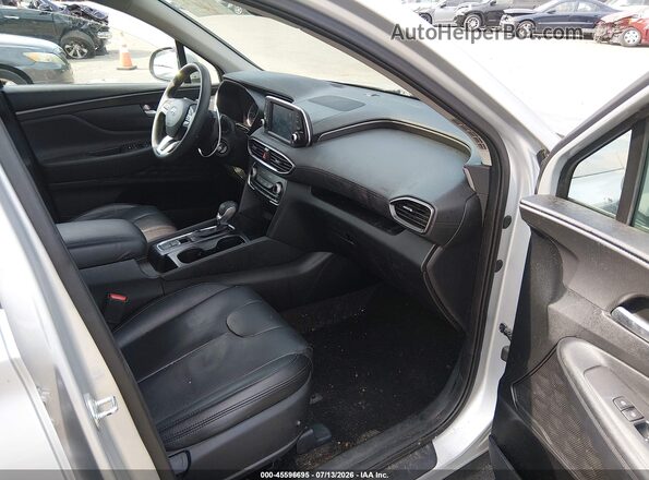 5NMS2CAD3KH006352 2019 HYUNDAI SANTA FE Серебряный Вид салона спереди
