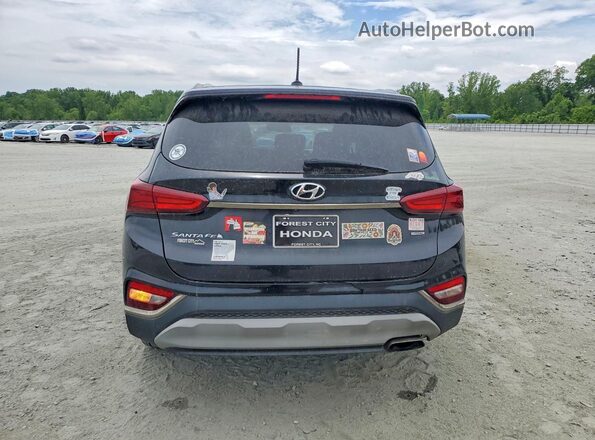 5NMS2CAD3KH017285 2019 HYUNDAI SANTA Black Rear view