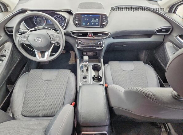 5NMS2CAD3KH119217 2019 HYUNDAI SANTA Silver წინა პანელის ხედი