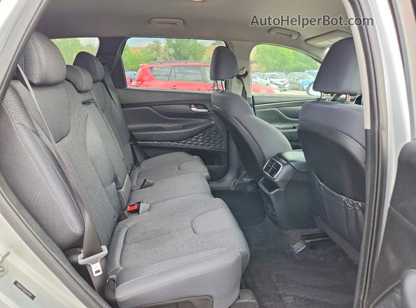 5NMS2CAD3KH119217 2019 HYUNDAI SANTA Silver უკანა სალონის ხედი