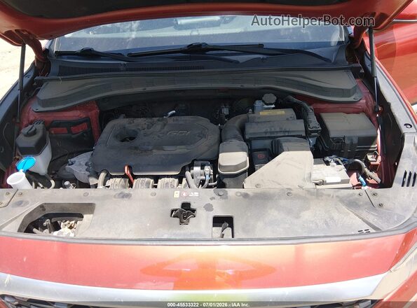 5NMS2CAD3LH138271 2020 HYUNDAI SANTA FE Red Հետևի տեսք