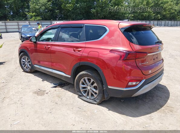 5NMS2CAD3LH138271 2020 HYUNDAI SANTA FE Red Հետևի ձախ