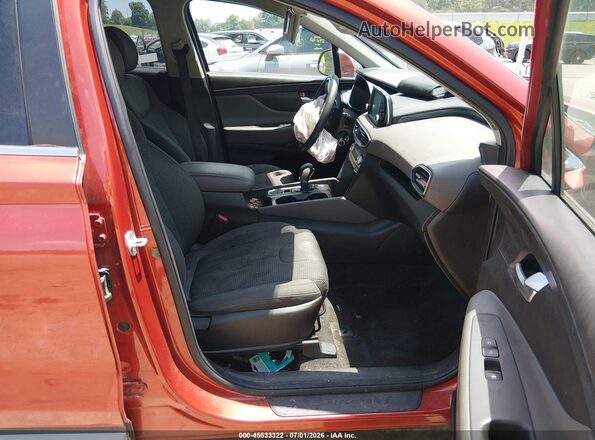 5NMS2CAD3LH138271 2020 HYUNDAI SANTA FE Red Սալոնի դիմացի տեսք
