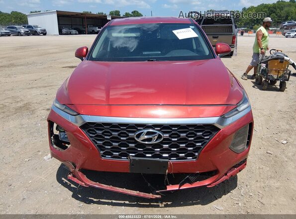 5NMS2CAD3LH138271 2020 HYUNDAI SANTA FE Red Սարքավորումների վահանակի տեսք