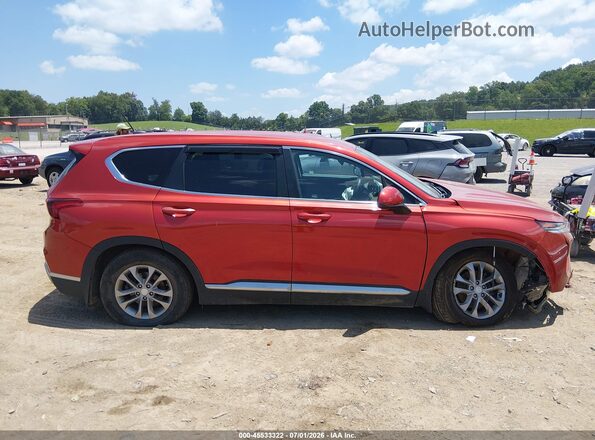 5NMS2CAD3LH138271 2020 HYUNDAI SANTA FE Red Սալոնի հետևի տեսք