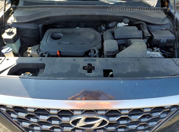 5NMS2CAD3LH186014 2020 HYUNDAI SANTA Gray Engine compartment view
